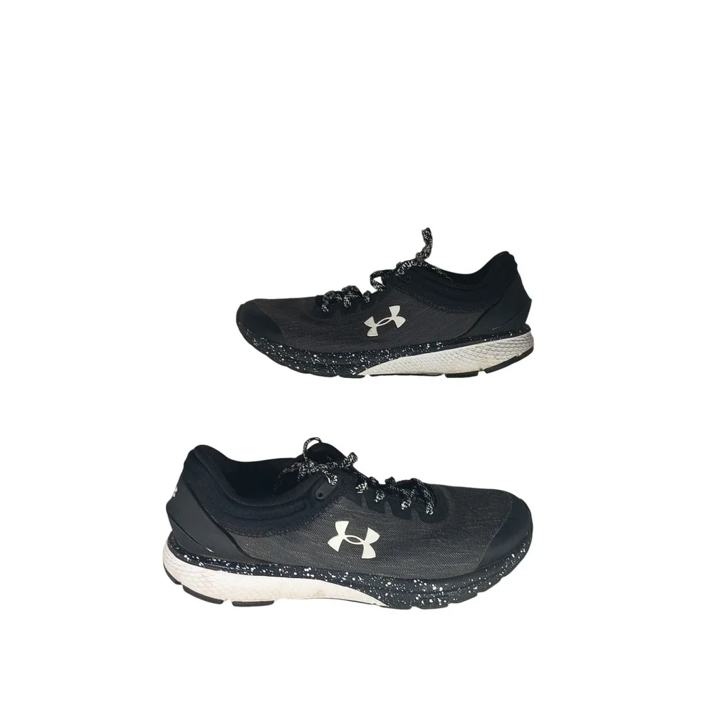 Under Armour Charged Escape 3 Size 8 Black Speckled Running Shoes 3023880-001
